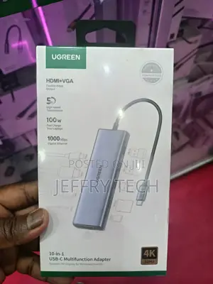 Usb C Hub Hdmi and FHD Vga Dual Video Output Type C Hub, Pd 100w,