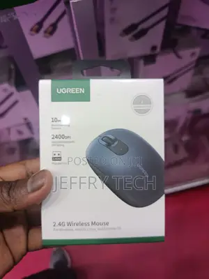Ugreen Mu105 Wireless Mouse 2.4g – Moonlight Gray, 4-Level Dpi Adquiet