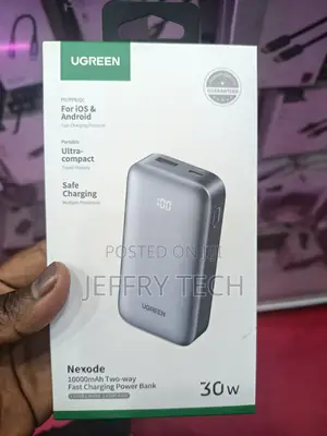 Ugreen Nexode 10000mah 30w Two-Way Fast Charging Power Bank