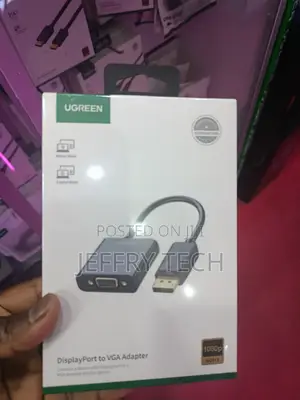 Ugreen Displayport To Vga Adapter For Connecting Dp Devices To Monit