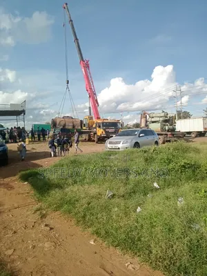 Truck With Hoisting Crane_ Accessible for Errands