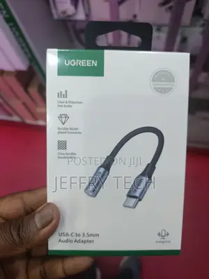 Ugreen Usb-c To 3.5mm Audio Adapter Features A Braided Cable