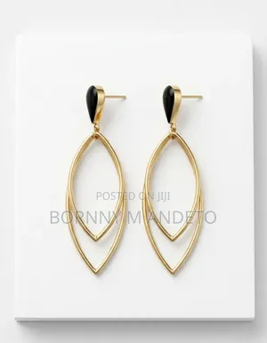 Handcrafted Elegant Pure Brass Drop Earrings