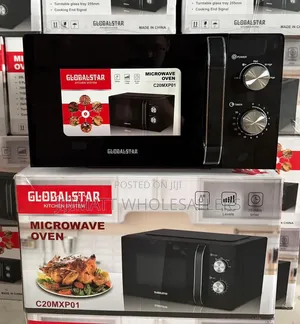 20 Litres Silver Globalstar Manual Microwave With Handles Available