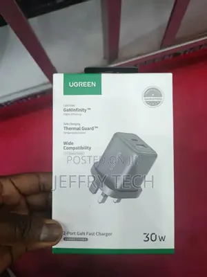 Ugreen 30w Type-c Gan Fast Charger, 30w High-speed Usb-c Charging, Gan