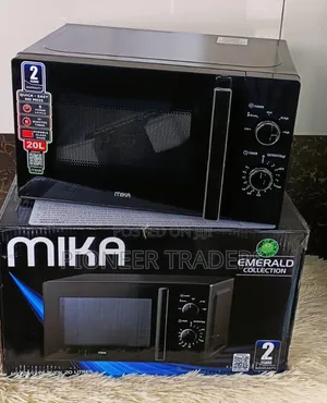 Black 20 Litres Mika Manual Microwave