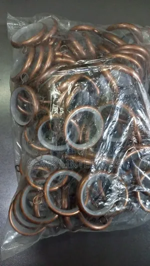 Brown Curtain Rings Silent Curtain Rings Environmental Friendly Justin