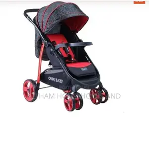 2 Way Big Wheels All Terrain Baby Stroller – Red