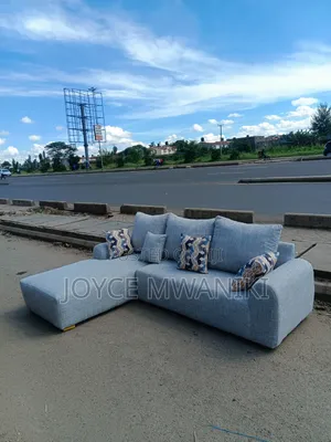 Sofa Set , L Shape Light Grey. 