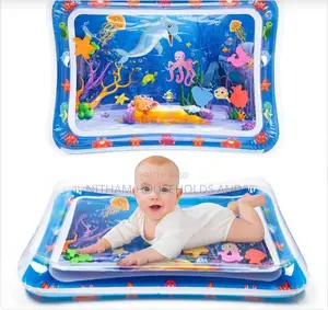 Inflatable Tummy Time Mat Baby Water Play Mat for Infants and Toddlers