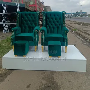2 Sets Pedicure Set Up and a Podium, Green 
