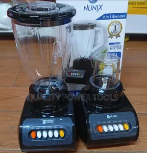 Nunix Ak-105 2-in-1 Blender Grinder – 1.5l, 350w – Black