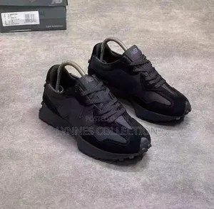 New Balance 327 All Black – Classic Lifestyle Sneakers