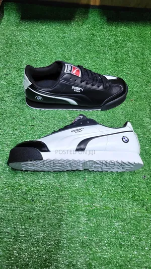 Puma Roma Black/White – Classic Retro Sneakers