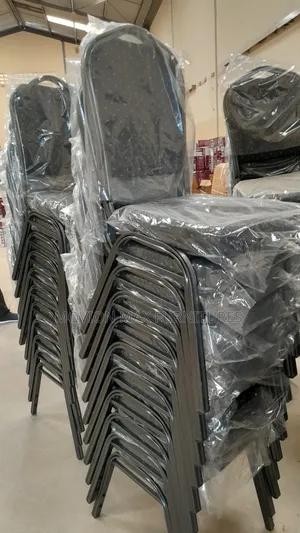 Heavy Duty Black Conference Chairs