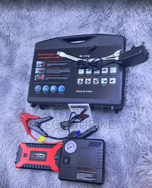 Car Jumpstarter Kit With Air Compressor 99800mah Car Jump Starter