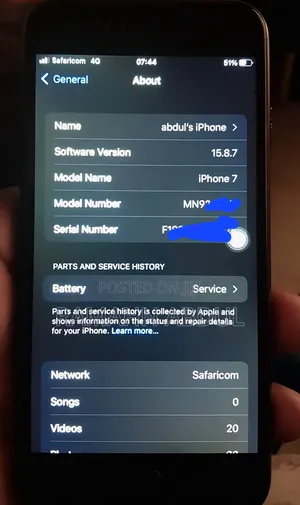 Apple iPhone 7 128 GB Black