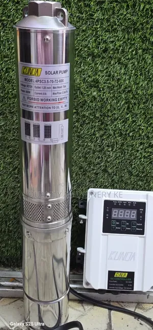 Stainless 70m Solar Submersible Pump 
Comes With the Control Box