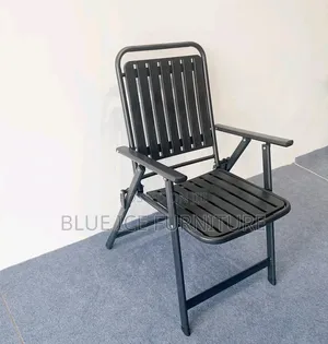 Black Foldable Rattan Chair