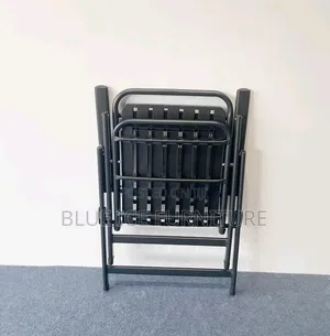 Black Foldable Rattan Chair