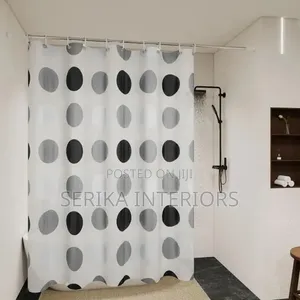 Black and White Shower Curtains Shower Curtains Environmental Friendly