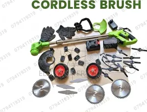 Cordless Brush Cutter / Grass Trimmer 2 Batteries + Accessories