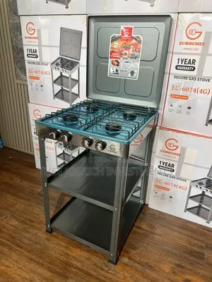 Eurochef Full Gas Standing Cooker With Shelves