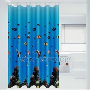Blue Whale Shower Curtains Shower Curtains Environmental Friendly