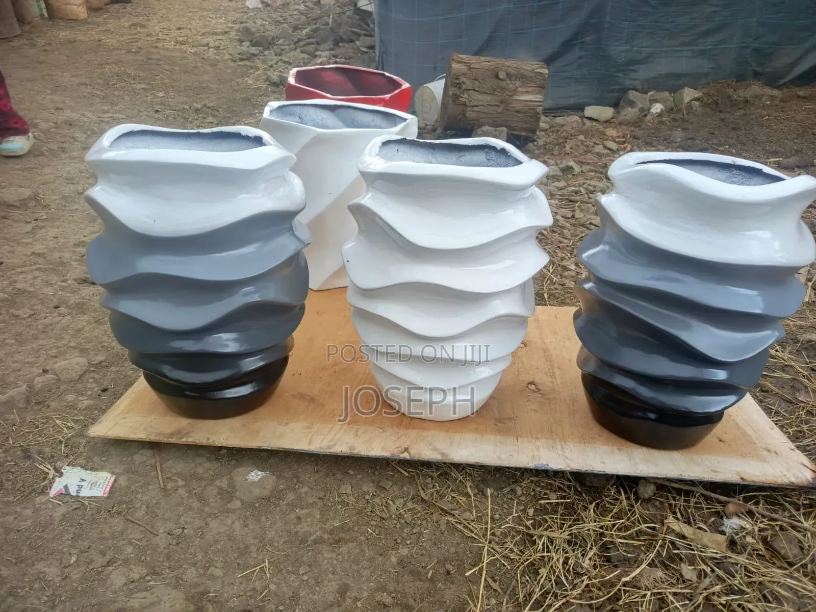 Fiberglass Flower Pots