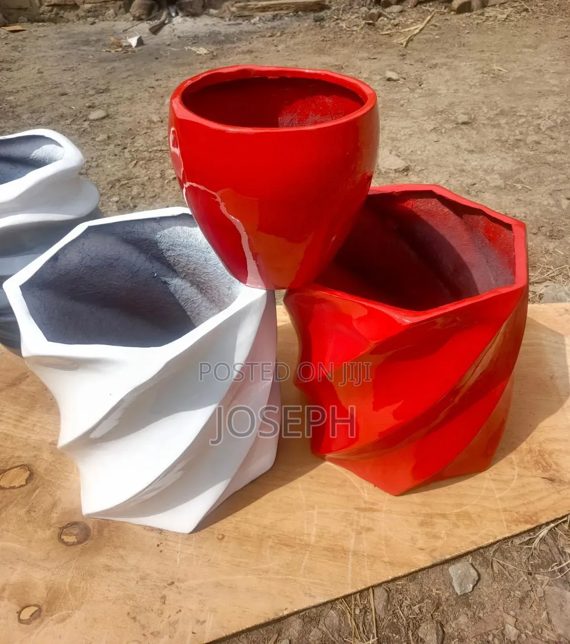Fiberglass Flower Pots