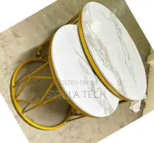 Luxury 2 in 1 Pure Marble Nesting Tables