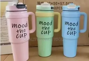 Mood The Cup, Stanley Mug Tumbler With Handle And Straw