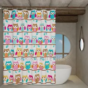 Pink Colour Shower Curtains Shower Curtains Environmental Friendly