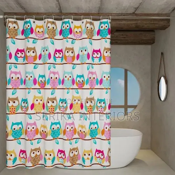 Pink Colour Shower Curtains Shower Curtains Environmental Friendly