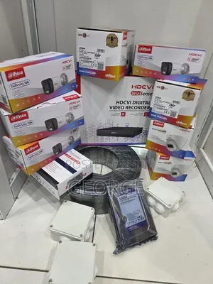 Dahua Full Hd 4 Camera CCTV Package With 100m Rg59 Cable