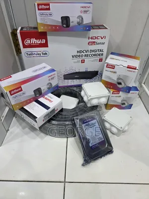 Dahua 2mp Smart Hybrid 4 Camera CCTV Kit Non Audio Cameras