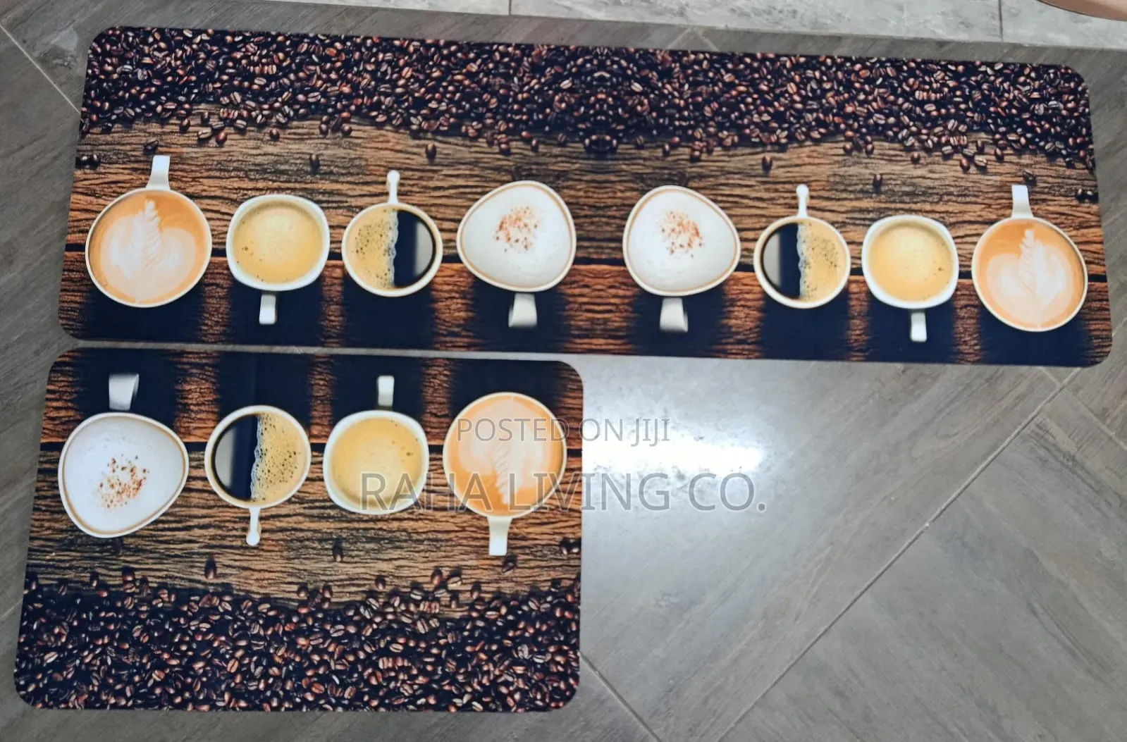 2-Piece Kitchen Mats Set – Large Medium Sizes