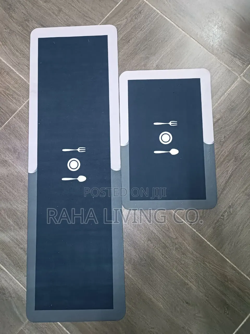 2-Piece Kitchen Mats Set – Large Medium Sizes