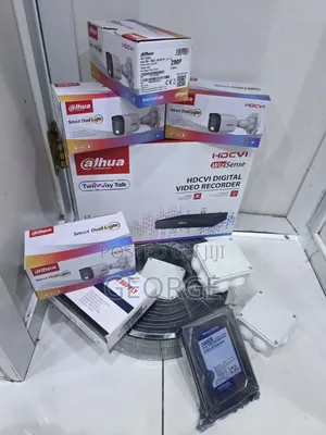 Dahua 4 Camera Surveillance Kit With DVR and Installation Accessories