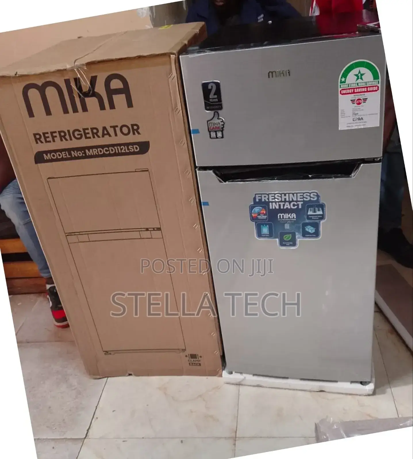 Mika 112 Litres Double Door Refrigerator