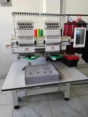 2 Head Computerized Embroidery Sewing Machine