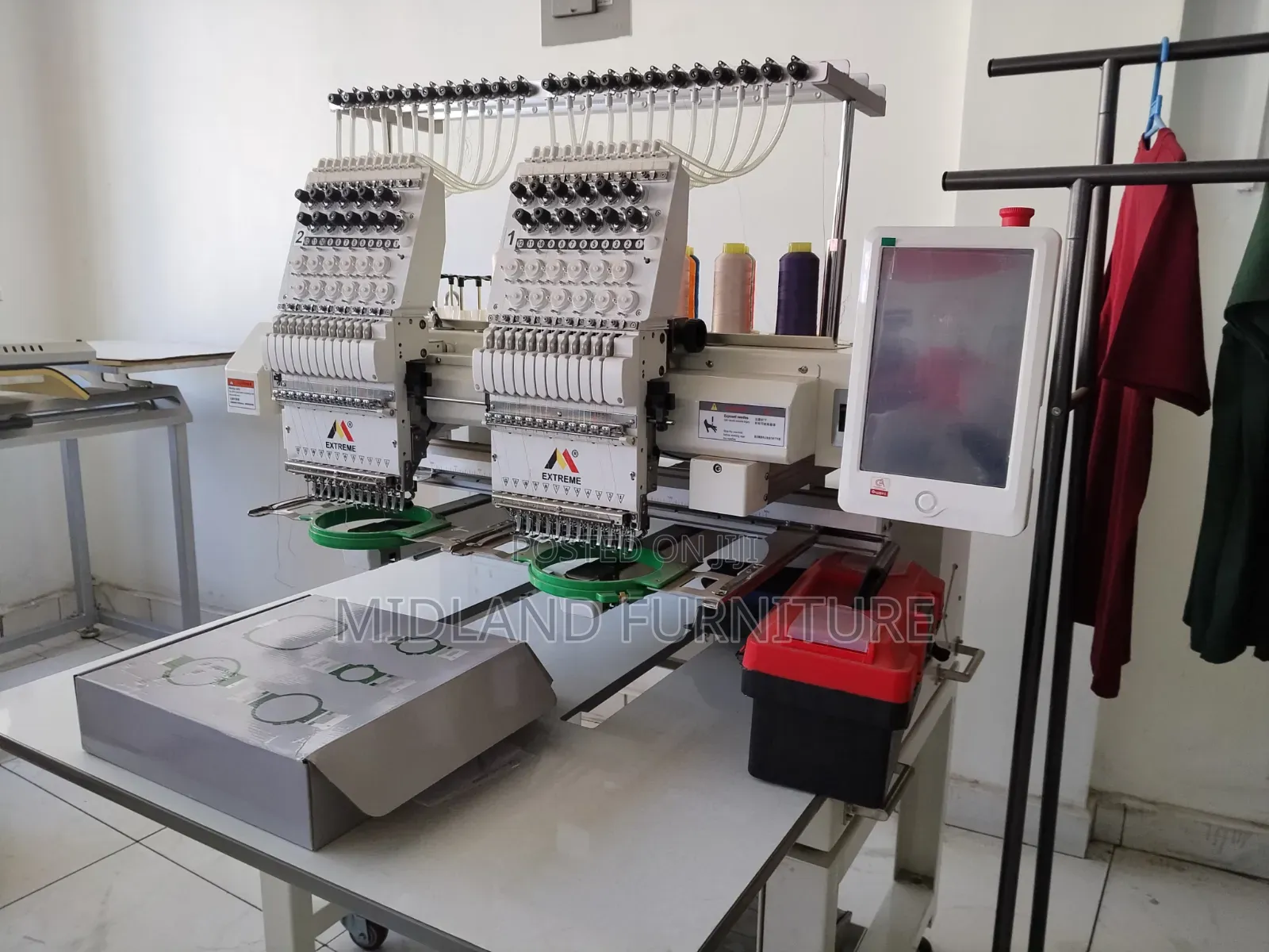 2 Head Computerized Embroidery Sewing Machine