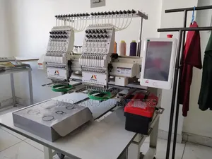 2 Head Computerized Embroidery Sewing Machine