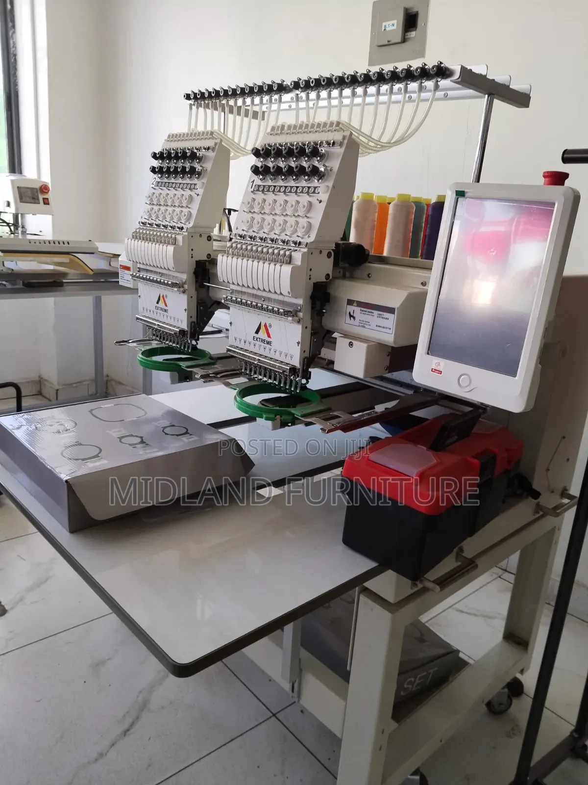 2 Head Computerized Embroidery Sewing Machine
