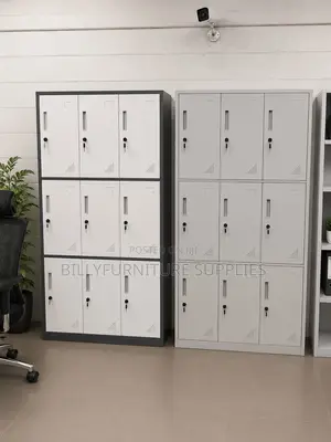 9 Door Metal Locker Cabinet Nairobi – Office School Storage