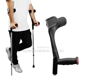Heavy Duty Open Cuff Crutches (Non Slip Rubber)