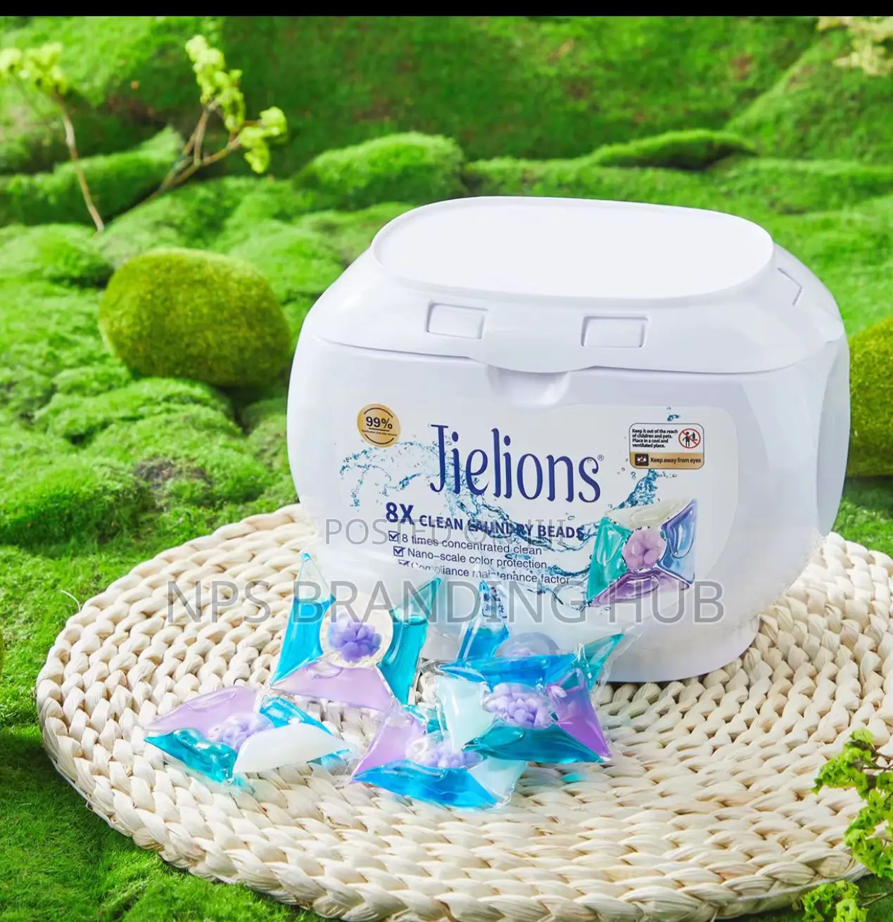 36 Large Laundry Detergent Pods for Deep Cleaning (Cn