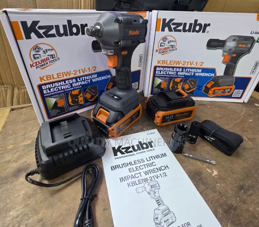 Portable Kzubr Cordless Impact Wrench 
1/2"