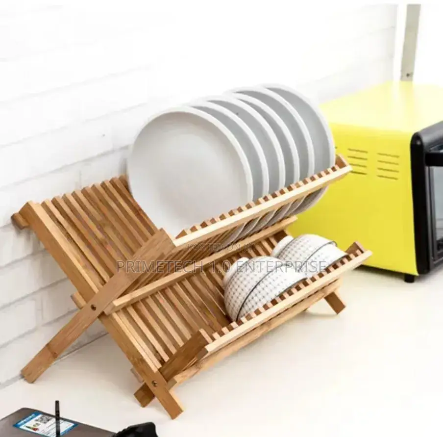 Bamboo Drying Dish Rack