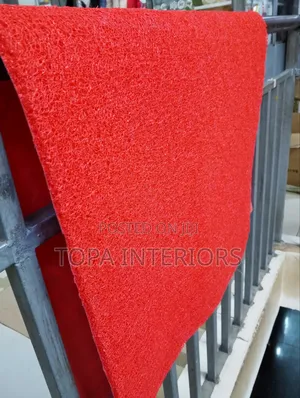 Red Outdoor Rugs Antislip Runners for Entrance and Sleepery Floors